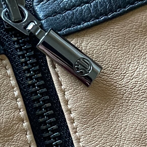 Stella and Jamie Galo Genuine Leather Mini Skirt - Size Small - Picture 4 of 8